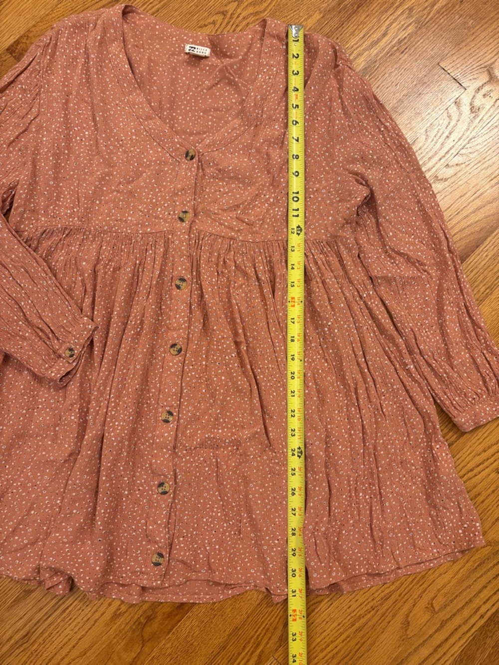 Women's Billibong On The Way Babydoll Dress - Picture 9 of 9